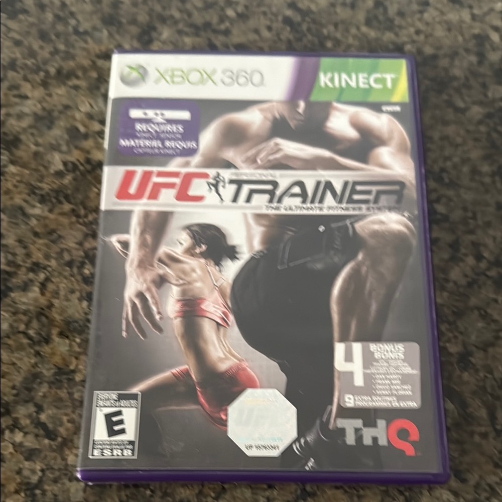 Xbox 360 Kinect UFC Trainer DVD